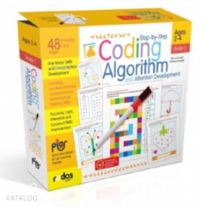Step-by-step Coding, Algorihtm And Attention Development-1 / Grade-Level 1 / Ages 2-4