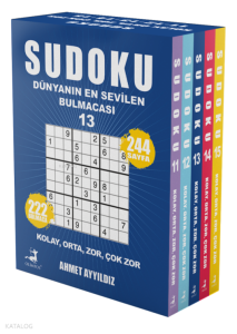 Sudoku Dünyanın En Sevilen Bulmacası 5 Kitap Set (11-12-13-14-15)