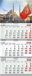 Süleymaniye 2026 Gemici Duvar Takvimi