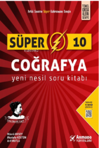 Süper 10 Coğrafya Yeni Nesil Soru Kitabı