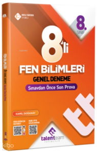 Talentteam Yayınları 8. Sınıf TT Fen Bilimleri 8'li Genel Deneme