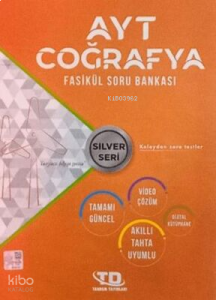 Tandem Yayınları AYT Coğrafya Silver Soru Bankası