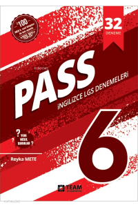 Team Elt 6. Sınıf İngilizce PASS 32 Deneme Team Elt Publishing