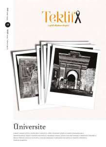 Teklif 8. Sayı;2 Aylık Düşünce Dergisi