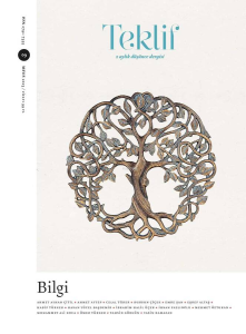 Teklif 9. Sayı;2 Aylık Düşünce Dergisi