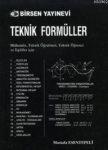 Teknik Formüller; Mühendis, Teknik Öğretmen, Teknik Öğrenci ve İlgililer İçin