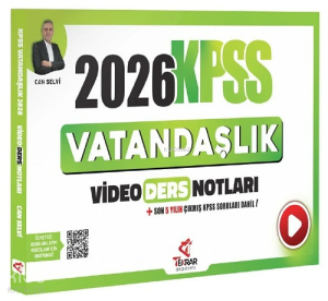Tekrar Akademi 2026 KPSS Vatandaşlık Video Ders Notları