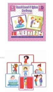 Temel Beceri ve Eylem Kartlarım; 20 Kart 40 Resim