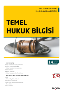 Temel Hukuk Bilgisi