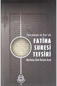 Tercüman-ül Kur'an Fatiha Suresi Tefsiri