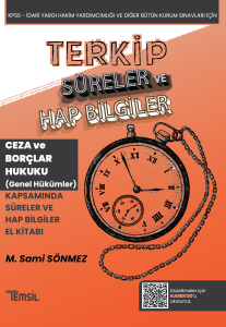 Terkip Ceza Hukuku ve Borçlar Hukuku Genel Hükümler Süreler ve Hap Bilgiler El Kitabı