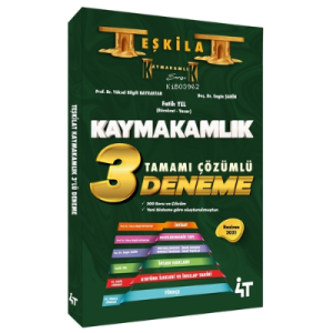 Teşkilat Kaymakamlık 3'Lü Deneme