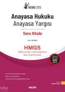THEMIS 2025  – Anayasa Hukuku – Anayasa Yargısı Soru Kitabı;Hakim ve Yardımcılığı Sınavı İdari Yargı Ön Sınavı
