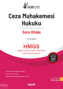 THEMIS 2025  – Ceza Muhakemesi Hukuku Soru Kitabı;Hakim ve Savcı Yardımcılığı Sınavı - İdari Yargı Ön Sınavı