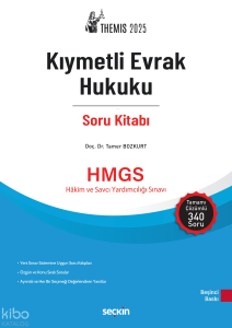 THEMIS 2025 – Kıymetli Evrak Hukuku Soru Kitabı;HMGS - Hakim ve Savcı Yardımcılığı Sınavı