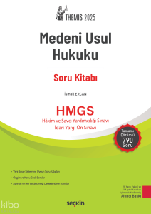 THEMIS 2025 – Medeni Usul Hukuku Soru Kitabı;HMGS - Hakim ve Savcı Yardımcılığı Sınavı - İdari Yargı Ön Sınavı