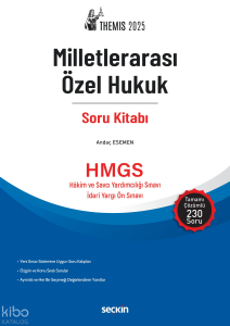 THEMIS 2025  – Milletlerarası Özel Hukuk Soru Kitabı;HMGS - Hakim ve Savcı Yardımcılığı Sınavı - İdari Yargı Ön Sınavı