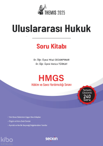 THEMIS 2025  – Uluslararası Hukuk Soru Kitabı;HGMS Hakim ve Savcı Yardımcılığı Sınavı
