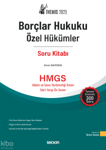 Themis –Borçlar Hukuku Özel Hükümler Soru Kitabı