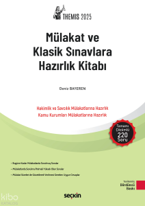 Themis – Mülakat ve Klasik Sınavlara Hazırlık Kitabı