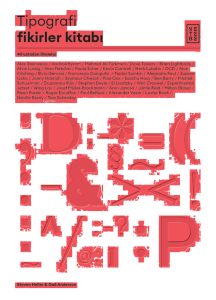 Tipografi Fikirler Kitabı;40 Ustadan İlhamlar