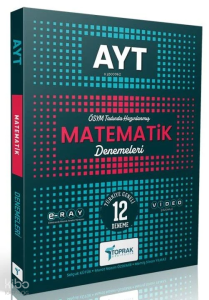 Toprak Yayınları YKS AYT Matematik RAY 12 Deneme Türkiye Geneli Çözümlü
