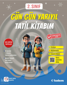 Tudem Yayınları 2. Sınıf Gün Gün Yarıyıl Tatil Kitabım