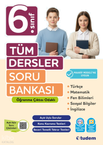 Tudem Yayınları 6. Sınıf Tüm Dersler Soru Bankası