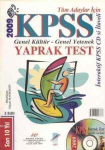 Tüm Adaylar için KPSS Genel Kültür - Genel Yetenek Yaprak Test; İnteraktif CD İlaveli