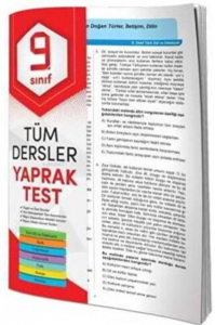 Tüm Dersler Yaprak Test 9.Sınıf