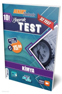 Tümler Yayınları 10. Sınıf Kimya Yaprak Test