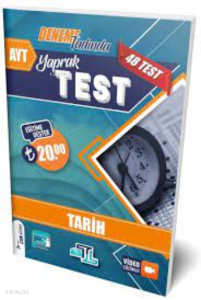 Tümler Yayınları YKS AYT Tarih Yaprak Test Video Çözümlü