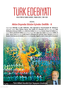 Türk Edebiyatı Aylık Fikir ve Sanat Dergisi Sayı: 630 (Nisan 2026)