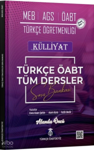 Türkçe ÖABTDEYİZ ÖABT MEB-AGS Türkçe Tüm Dersler Külliyat Soru Bankası Çözümlü