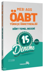 Türkçecim TV ÖABT MEB-AGS Türkçe Öğretmenliği Dört Temel Beceri 15 Deneme Çözümlü