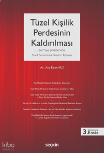 Tüzel Kişilik Perdesinin Kaldırılması