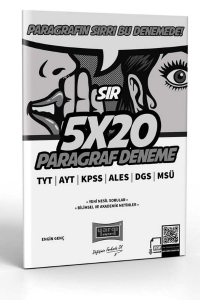 TYT AYT KPSS ALES DGS MSÜ Sır 5x20 Paragraf Deneme