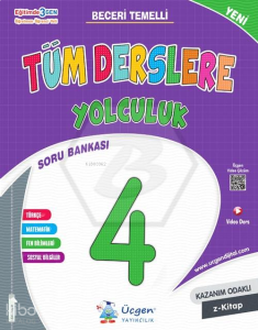 Üçgen Akademi 4. Sınıf Tüm Derslere Yolculuk Soru Bankası