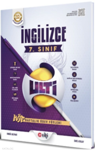 Ulti Yayınları 7. Sınıf İngilizce Haftalık Ödev Föyleri