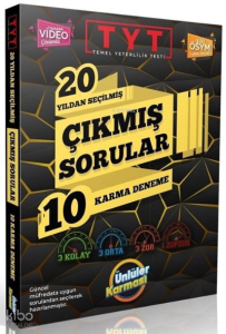 Ünlüler Karması 20 Yıldan Seçilmiş Tyt Tıpkı Basım 10 Karma Deneme (2012-2021)