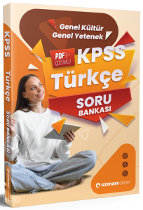 Uzman Kariyer Yayınları 2026 KPSS Türkçe Soru Bankası Çözümlü