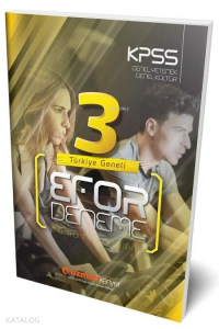 Uzman Kariyer Yayınları KPSS Genel Yetenek Genel Kültür Efor 3 Deneme Çözümlü