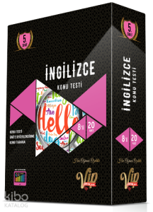 Vip 5. Sınıf İngilizce  Kutu Testi