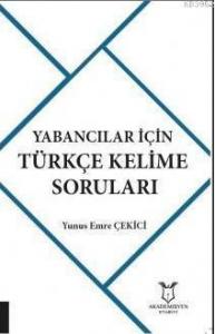Yabancılar İçin Türkçe Kelime Soruları