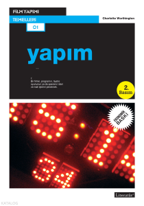 Yapım (Ekonomik Baskı)
