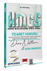 Yargı Yayınevi 2025 Hukuk Mesleklerine Giriş Sınavı Ticaret Hukuku Ders Notları & Soru Bankası