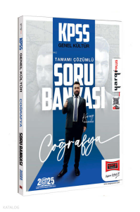 Yargı Yayınevi 2025 KPSS Genel Kültür Tamamı Çözümlü Coğrafya Soru Bankası