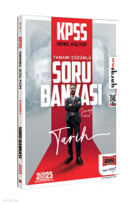 Yargı Yayınevi 2025 KPSS Genel Kültür Tamamı Çözümlü Tarih Soru Bankası