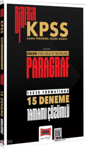 Yargı Yayınevi 2026 Birebir KPSS Paragraf Tamamı Çözümlü 15 Deneme Sınavı