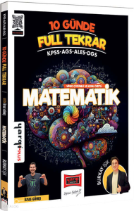 Yargı Yayınevi KPSS ALES DGS AGS 10 Günde Full Tekrar Matematik Video Çözümlü ve Konu Özetli